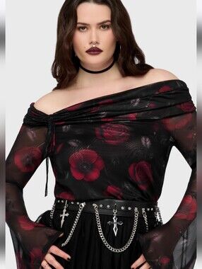 Killstar Fawnelle Off The Shoulder Top